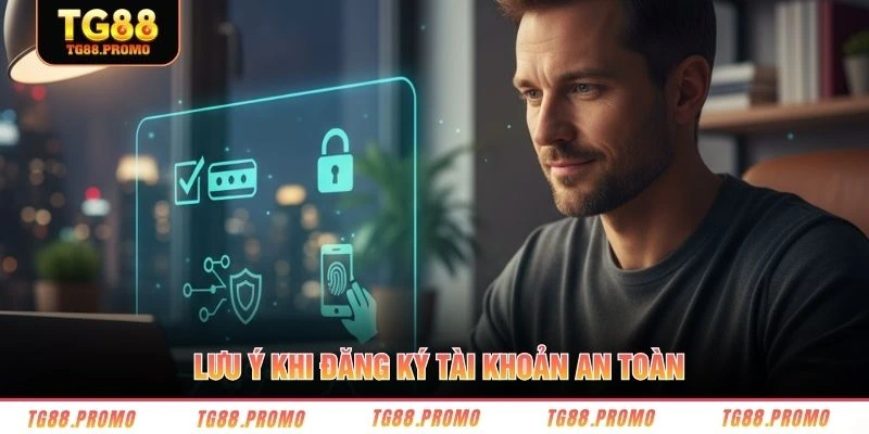 Lưu ý khi đăng ký tài khoản an toàn